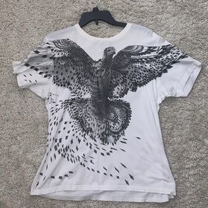 GIVENCY Paris relaxed fit shirt - bird image - S